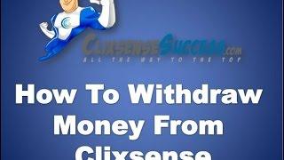 How To Withdraw Money From Clixsense