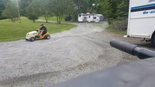 Cub Cadet Racing Mower Test