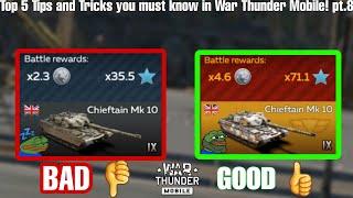 5 Tips and Tricks you must know in War Thunder Mobile! pt.8