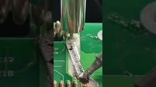 Remember To Use Hot Air And Soldering Iron When Remove Large Amounts of Solder With Solder Wick!