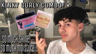 Trying A Kinky Curly Wash N Go Combo!