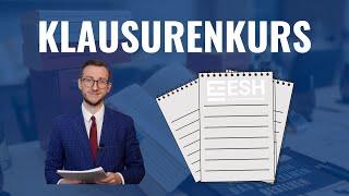 Neuer ESH Einstiegs Klausurenkurs - Steuerberaterexamen