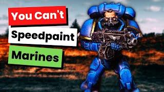 Can you use Army Painter Speedpaints on an Ultramarine?