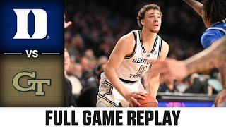 Duke vs. Georgia Tech Full Game Replay | 2024-25 ACC Men's Basketball