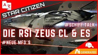 #StarCitizen | Alpha 3 .24.2 RSI ZEUS CL & ES  | Neue MFDs Deutsch/German #ai