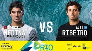 Gabriel Medina vs. Alex Ribeiro - Oi Rio Pro 2016