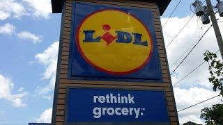 Lidl-opening day at the newest grocery store to hit the USA.