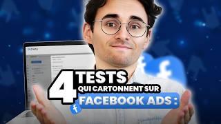 4 tests à copier sur Facebook Ads en 2024 (gros résultats !)