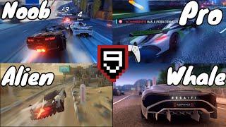 ASPHALT 9 LEGENDS - NOOB VS PRO VS ALIEN VS WHALE PT - 10