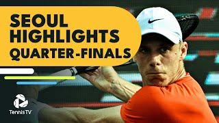 Ruud Faces Nishioka; Shapovalov, McDonald Feature | Seoul 2022 Quarter-Final Highlights