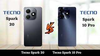 Tecno Spark 20 Vs Tecno Spark 10 Pro - Full Comparison 2023