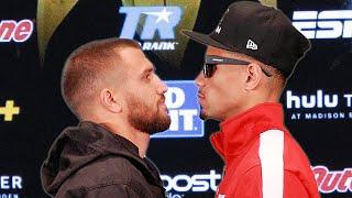 VASYL LOMACHENKO & JAMAINE ORTIZ HAVE ICE COLD FIRST FACE OFF AT MADISON SQUARE GARDEN