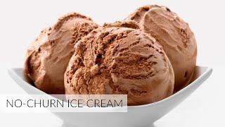 No-Churn Chocolate Ice Cream | 3 Ingredients | No Dairy