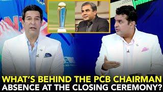 Reason Behind the PCB Chairman Absence | #INDvNZ | #ChampionsTrophy | ZA1K