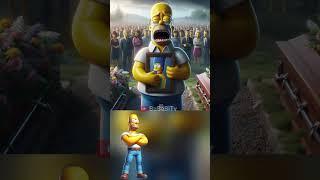 The Simpson Family as a Sad Story #simpsons #thesimpsons #funny #shorts