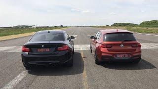 DRAG RACE! BMW M2 VS BMW M140i