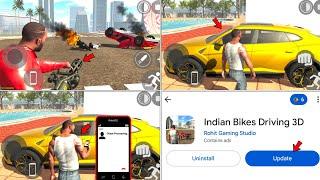 Indian Bike Driving 3d New Update|Lamborghini Urus Cheat Code in Indian bike driving 3d |igs gamer