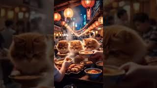 Watch This Cute Cat Cook Japanese Food! | Adorable Chef Cat in the Kitchen 