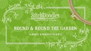 Stitchdoodles: Round and Round The Garden Hand Embroidery Pattern