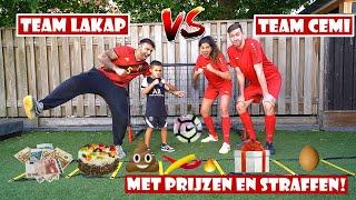 WE HOUDEN EEN VOETBAL CHALLENGE TEGEN CELINE EN MICHIEL! ️ | LAKAP JUNIOR