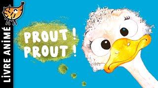 Prout Prout | Histoire pour s'endormir | Conte pour enfant en français | Autruche, Mal au ventre