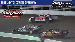 DIRTcar Pro Stocks | Super Dirt Week | Oswego Speedway | October 11, 2024 | HIGHLIGHTS