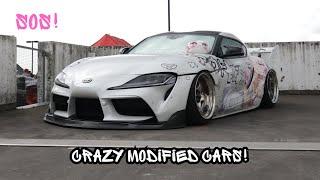 Crazy modified cars at massive car show!