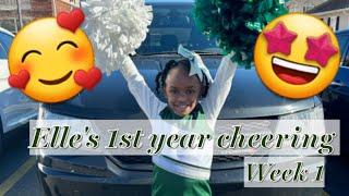 Elle's 1st Year Cheering // Week 1 // #WeDaLife