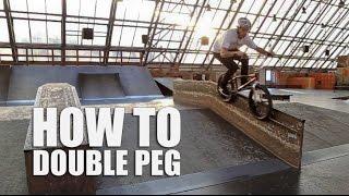 How to double peg grind BMX (Как сделать дабл пег на бмх) | Школа BMX Online #15