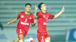 Manipur 5-2 Delhi | Quarter-Final | Santosh Trophy 2024-25 Highlights