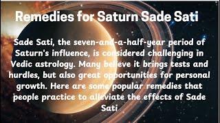 Remedies for Saturn Sade Sati #astroshastra #sadesati #shanisadesati #saturn #shanidev #shanidhaiya