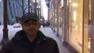anudeep sharma reporting live for ndtv...chicago...