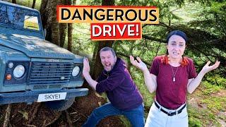 DANGEROUS DRIVE! & Beach Clean By Our Cottage On The Isle Of Skye - Ep88