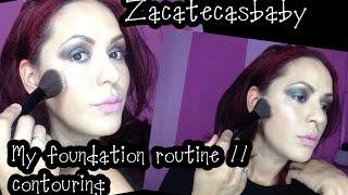 My foundation // contouring routine// zacatecasbaby