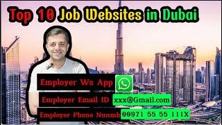 Top 10 best Job search Websites in Dubai UAE