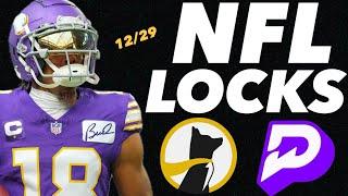 PRIZEPICKS NFL SUNDAY 12/29/24 - 6 FREE PICKS!!!  (CRAZY RUN!!!) - BEST PLAYER PROPS - NFL TODAY