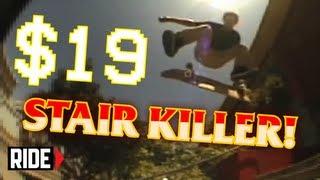 STAIR KILLER! Player #60 Ivan Ortiz - Shredit Cards