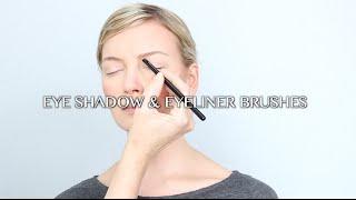 How To Use Makeup Brushes - Part 3/3 - Eye Shadow and Eyeliner