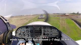 Lancair 360 landing at KVCB