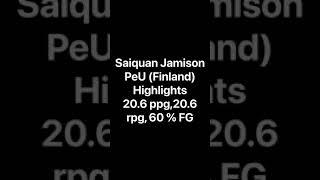 Saiquan Jamison Finland Rookie Highlights