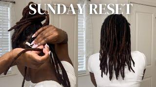 Maintaining my Locs for The Work Week | Two Strand Twist Starter Loc Journey| Length Check