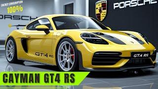 Porsche 718 Cayman GT4 RS – The Ultimate Track Weapon!