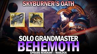 Solo Grandmaster Battleground Behemoth w/ Skyburner's Oath [Destiny 2 Episode Revenant]