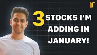 Adding 3 New Stocks In January [Portfolio Rebalancing] #stockmarket #momentumstocks #investor