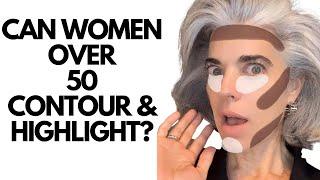 CAN WOMEN OVER 50 CONTOUR & HIGHLIGHT? | Nikol Johnson