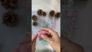 Елочные игрушки#смола #эпоксиднаясмола #ручнаяработа