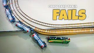 Cardboard Train - Fails and Bloopers