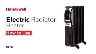 Honeywell Electric Radiator Heater HZ717 - How to Use