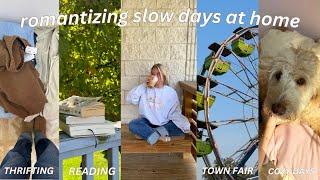 cozy & productive days in my life (reading, thrifting and spending time alone)