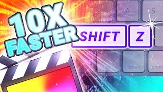 Final Cut Pro KEYBOARD SHORTCUTS that make you a FASTER editor!